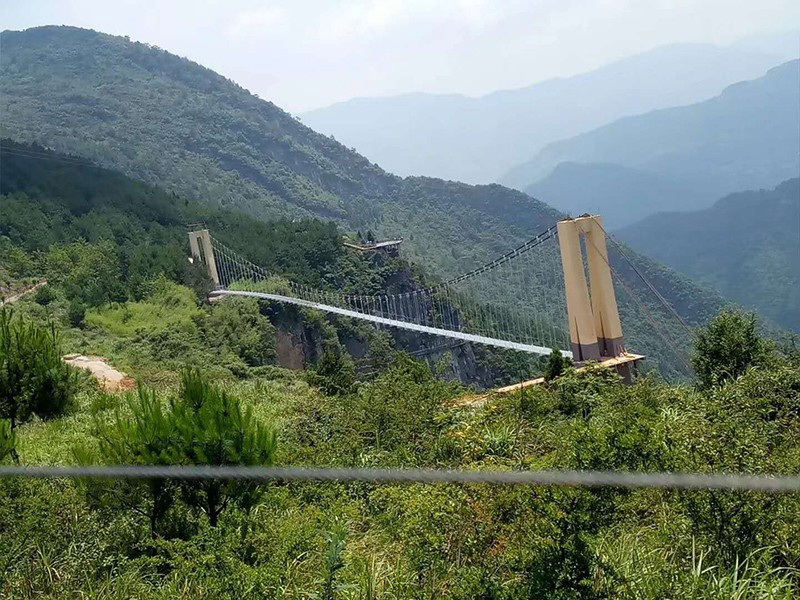 木質吊橋